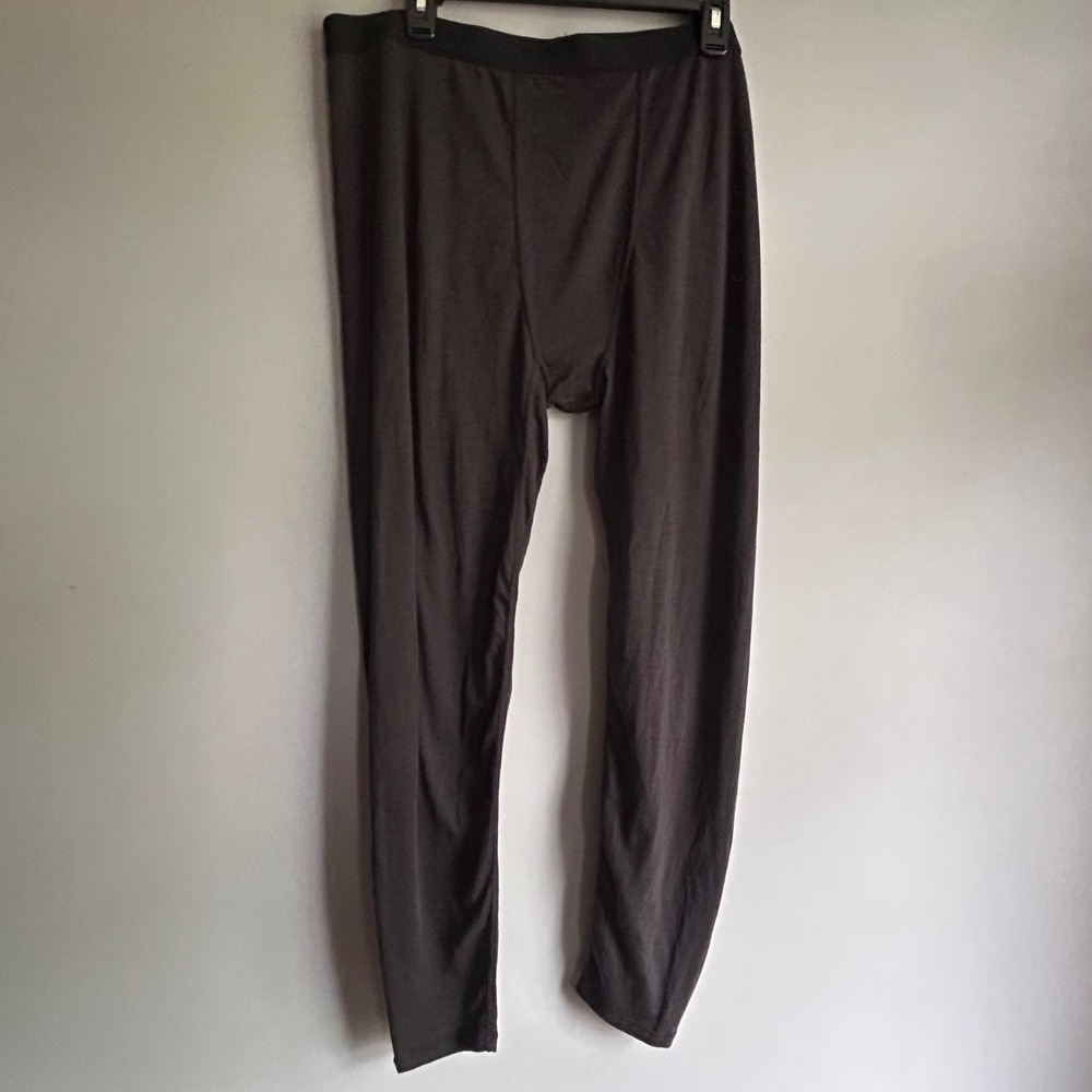 Ozark Trail Mens XXL Black Wool Blend Thermal Base Layer Leggings Pants OT341001
